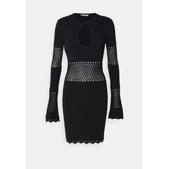 PATRIZIA PEPE JUMPER BLACK DRESS