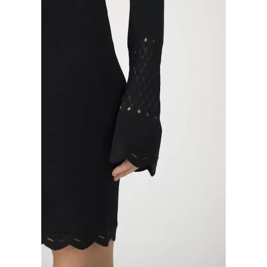 PATRIZIA PEPE JUMPER BLACK DRESS