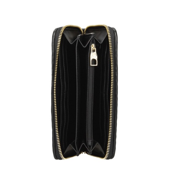 VERSACE JEANS COUTURE PORTOFEL – NEGRU CU DETALII AURII