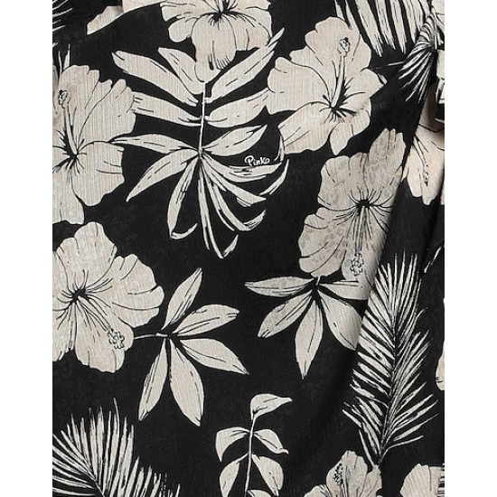 ROCHIE PETRECUTĂ PINKO DIN CREP CU IMPRIMEU FLORAL