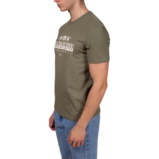 T-SHIRT NAPAPIJRI "SALFRIN" GREEN LICHEN