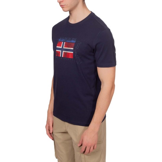 T-SHIRT NAPAPIJRI "SEVERIN" BLU MARIN