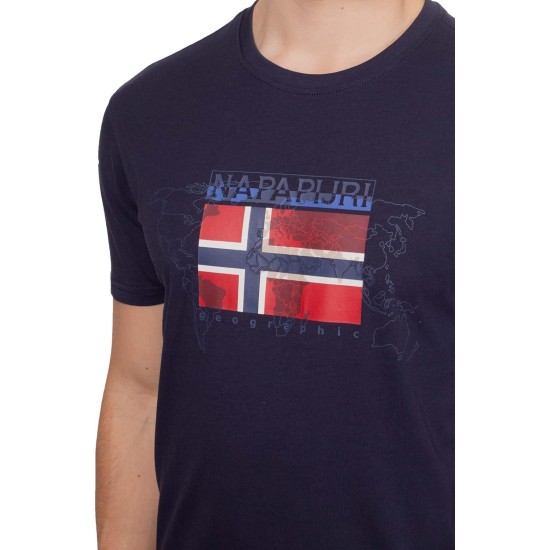 T-SHIRT NAPAPIJRI "SEVERIN" BLU MARIN