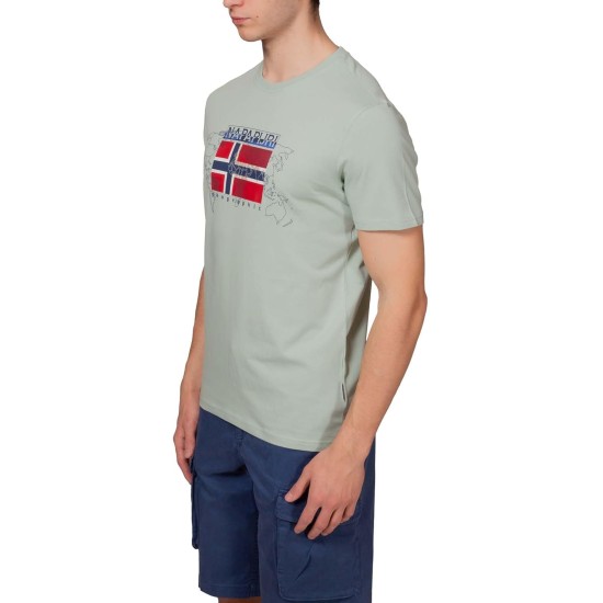 T-SHIRT NAPAPIJRI "SEVERIN" GREEN FROST