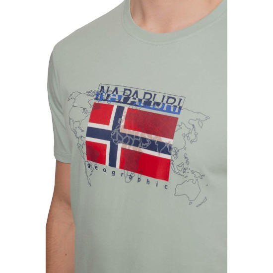 T-SHIRT NAPAPIJRI "SEVERIN" GREEN FROST