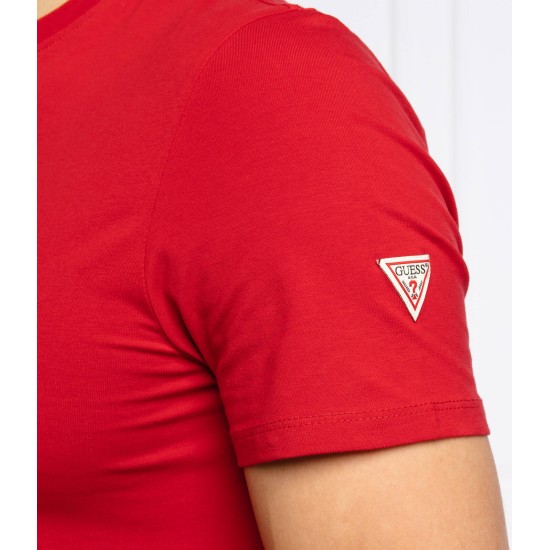 GUESS – TRICOU ROȘU CAMUSPACE CU IMPRIMEU GRAFIC