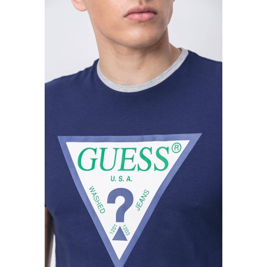 GUESS JEANS T-SHIRT GUESS CLUB EXTRA SLIM FIT
