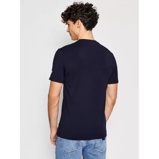 GUESS NAVY BLUE T-SHIRT SLIM FIT