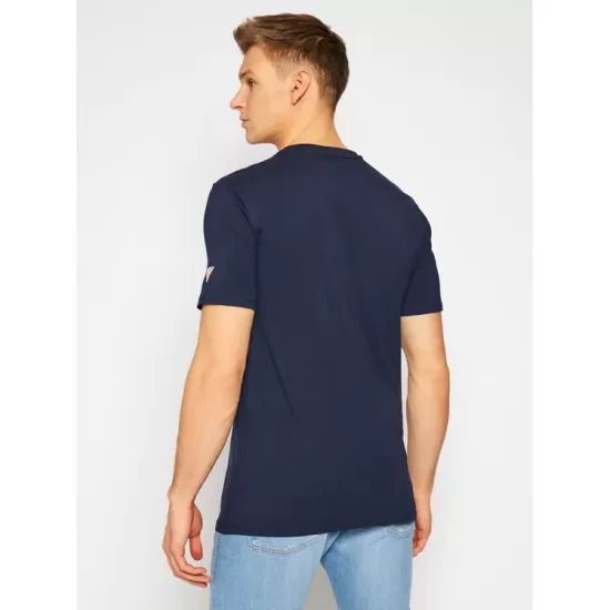 GUESS- TRICOU BLEUMARIN CU LOGO FRONTAL