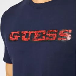 GUESS- TRICOU BLEUMARIN CU LOGO FRONTAL