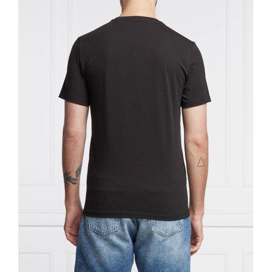 GUESS- TRICOU NEGRU LOGO EST. 1981 SLIM FIT