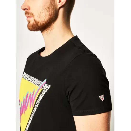 GUESS- TRICOU NEGRU „SO FRESH” TEE