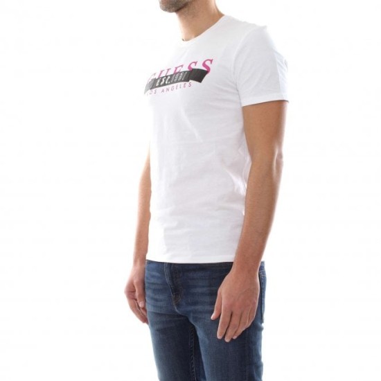 T-SHIRT GUESS MEN LOGO CREW NECK
