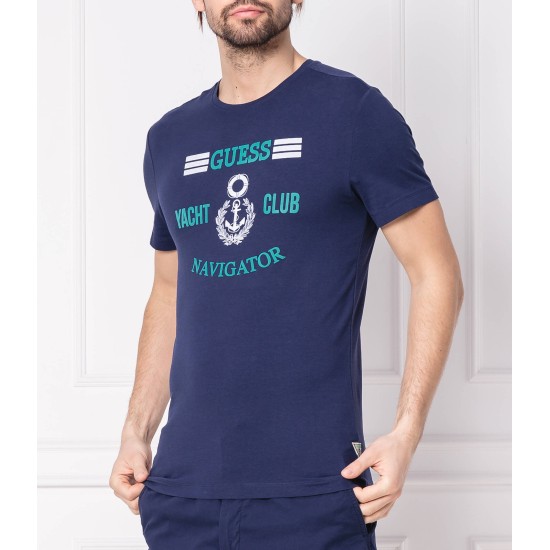 GUESS T-SHIRT YACHT CLUB SLIM FIT