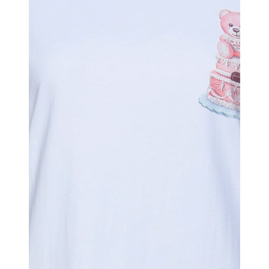 T-SHIRT MOSCHINO "PINK-PRINT" WHITE T-SHIRT MOSCHINO "PINK-PRINT" WHITE