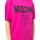 T-SHIRT MOSCHINO "SMILEY LOGO-PRINT" PINK