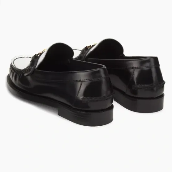 VERSACE MEDUSA LOAFERS BLACK & WHITE