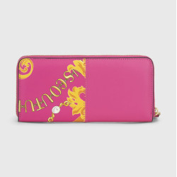VERSACE JEANS COUTURE PORTOFEL DAMĂ ROZ CU IMPRIMEU 