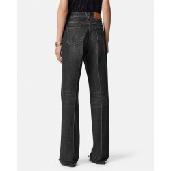 VERSACE WOMEN'S STONE WASH BOYFRIEND JEANS VERSACE WOMEN'S STONE WASH BOYFRIEND JEANS