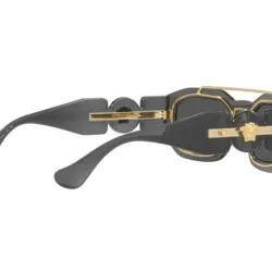 VERSACE – OCHELARI DE SOARE VE2235 O10028751 – BLACK/GOLD – BĂRBAȚI