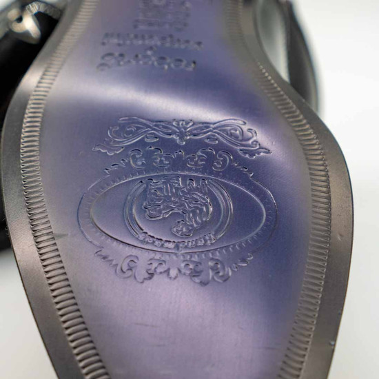 ROBERTO SERPENTINI – PANTOF OXFORD DIN PIELE LĂCUITĂ NEAGRĂ