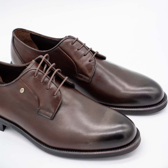 ROBERTO SERPENTINI PANTOFI BĂRBAȚI - PIELE NATURALĂ - MARO