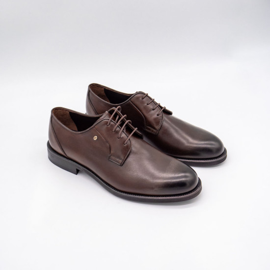 ROBERTO SERPENTINI PANTOFI BĂRBAȚI - PIELE NATURALĂ - MARO