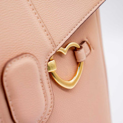 LOVE MOSCHINO RUCSAC PIELE ECOLOGICĂ CU DETALII AURII