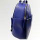 TRUSSARDI BLUE LEATHER BACKPACK – RUCSAC DIN PIELE NATURALĂ ALBASTRU ROYAL