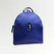 TRUSSARDI BLUE LEATHER BACKPACK – RUCSAC DIN PIELE NATURALĂ ALBASTRU ROYAL