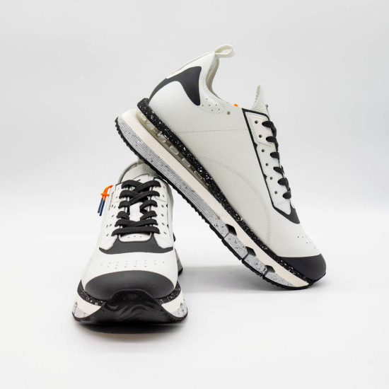 SNEAKERS BARRACUDA BĂRBAȚI - NIKHO WHITE