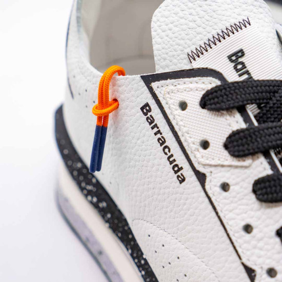 SNEAKERS BARRACUDA BĂRBAȚI - NIKHO WHITE