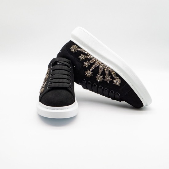 ALEXANDER MCQUEEN SNEAKER DAMĂ - CRYSTAL STARBURST NEGRI