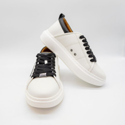 SNEAKERS ALEXANDER SMITH ECO-WEMBLEY MAN WHITE-BLACK