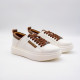 SNEAKERS ALEXANDER SMITH ECO-WEMBLEY MAN WHITE-DARK COGNAC