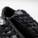 PHILIPP PLEIN MEN'S SPORT LOGO BLACK SNEAKERS SIPS810