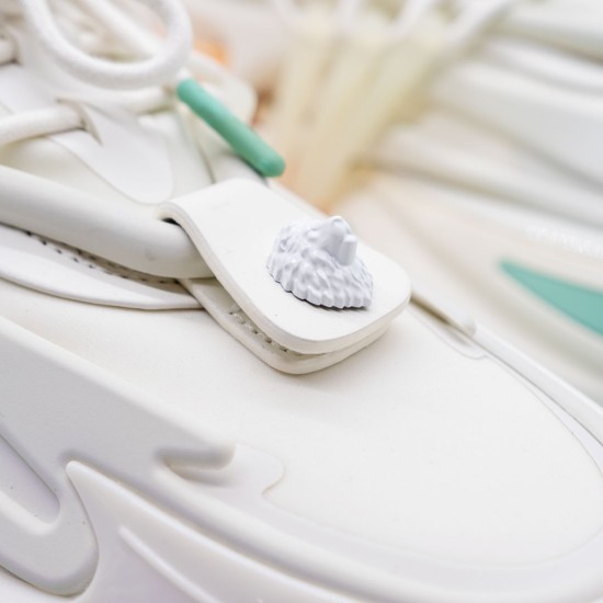 SNEAKERS DAMĂ BALMAIN UNICORN - ALBI CU ACCENTE COLORATE