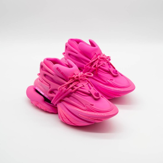 SNEAKERS DAMĂ BALMAIN UNICORN MULTI-MATERIAL ROZ