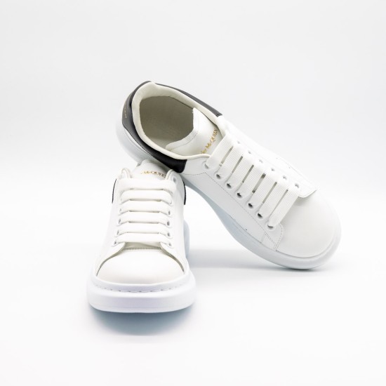 ALEXANDER MCQUEEN SNEAKERS DAMĂ - ALB CU NEGRU