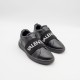 VALENTINO SLIP-ON SNEAKER DAMĂ - BLACK LEATHER AND BLACK ELASTIC BAND