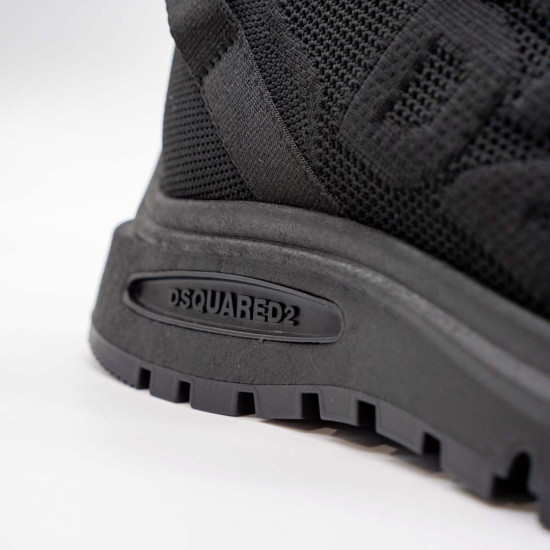 DSQUARED HARREN LOGO-JACQUARD SNEAKERS