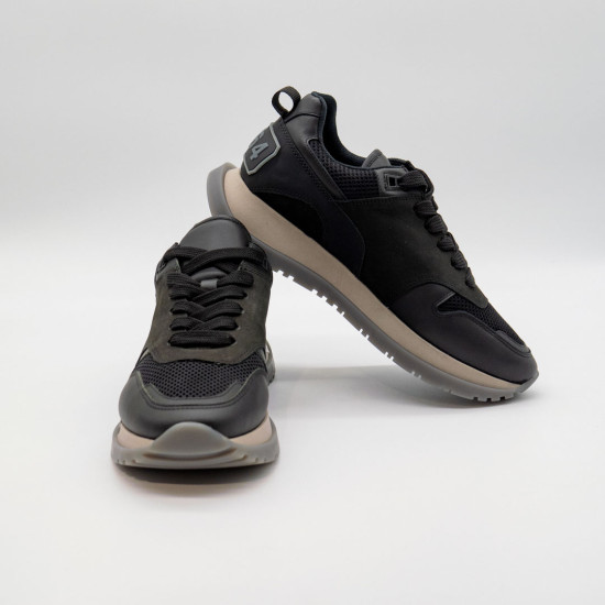 DSQUARED LOGO LEATHER SNEAKERS