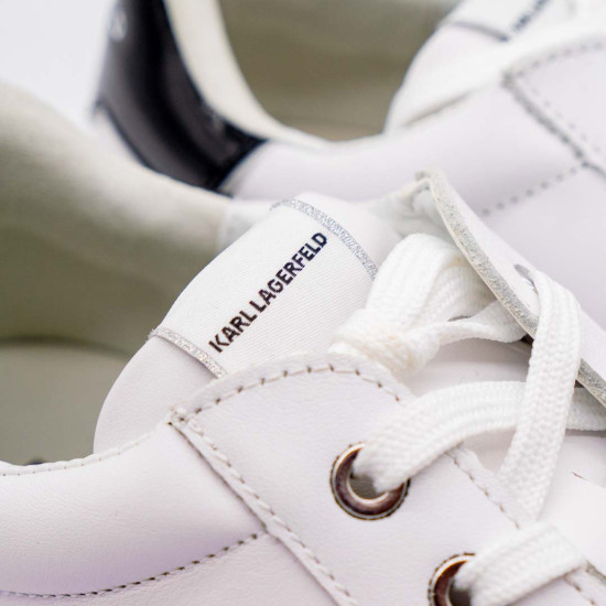 SNEAKERS KARL LAGERFELD BĂRBAȚI KL52536 – WHITE & BLACK ICONIC