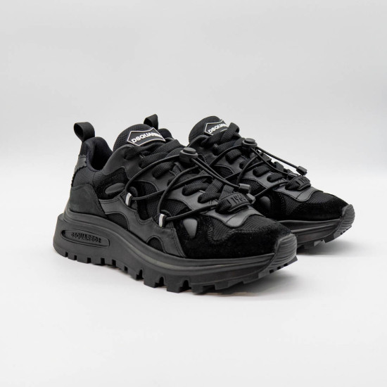 DSQUARED RUN SNEAKERS BLACK -BLACK