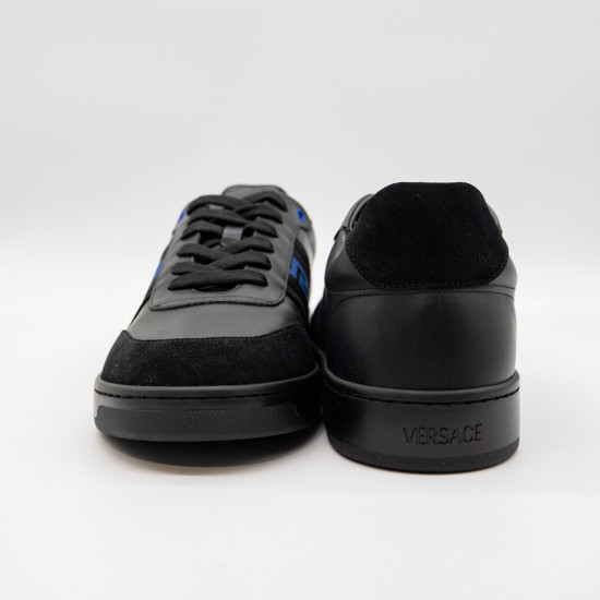 VERSACE SNEAKERS LA GRECA BLACK & BLUE