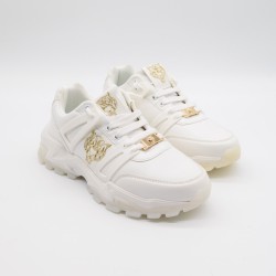 PHILIPP PLEIN SPORT WHITE-TIGER SNEAKERS