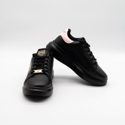 PHILIPP PLEIN SPORT BLACK-PINK SNEAKERS