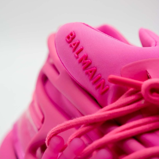 SNEAKERS DAMĂ BALMAIN UNICORN MULTI-MATERIAL ROZ