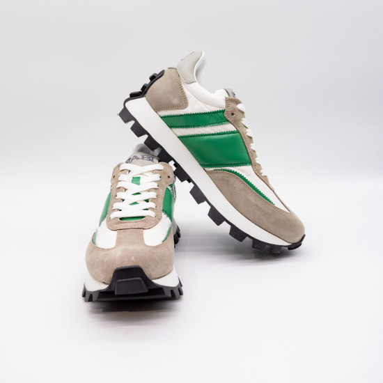 SNEAKERS FABI ALPACA/VERDE/BIANCO