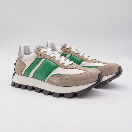 SNEAKERS FABI ALPACA/VERDE/BIANCO